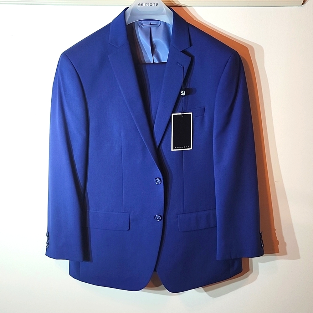 Sean John Men's Blue Suit NWT